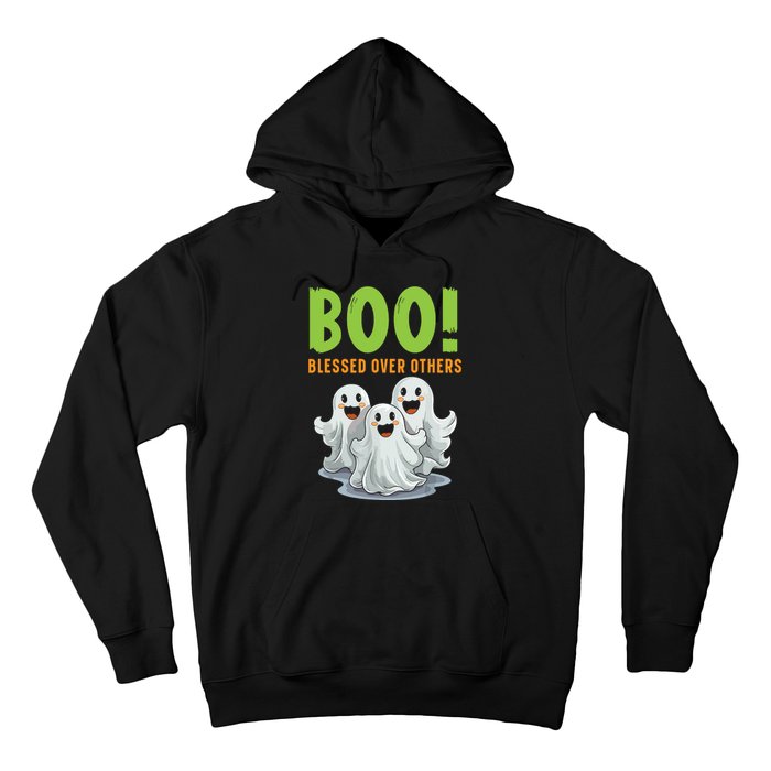 Boo Blessed Over Others Halloween Jesus Hoodie