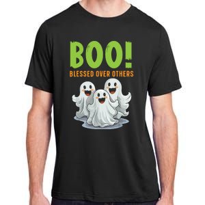 Boo Blessed Over Others Halloween Jesus Adult ChromaSoft Performance T-Shirt