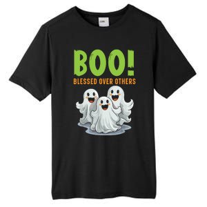 Boo Blessed Over Others Halloween Jesus Tall Fusion ChromaSoft Performance T-Shirt