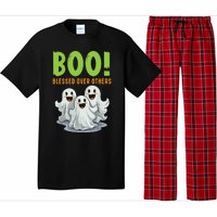 Boo Blessed Over Others Halloween Jesus Pajama Set