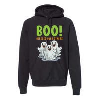 Boo Blessed Over Others Halloween Jesus Premium Hoodie