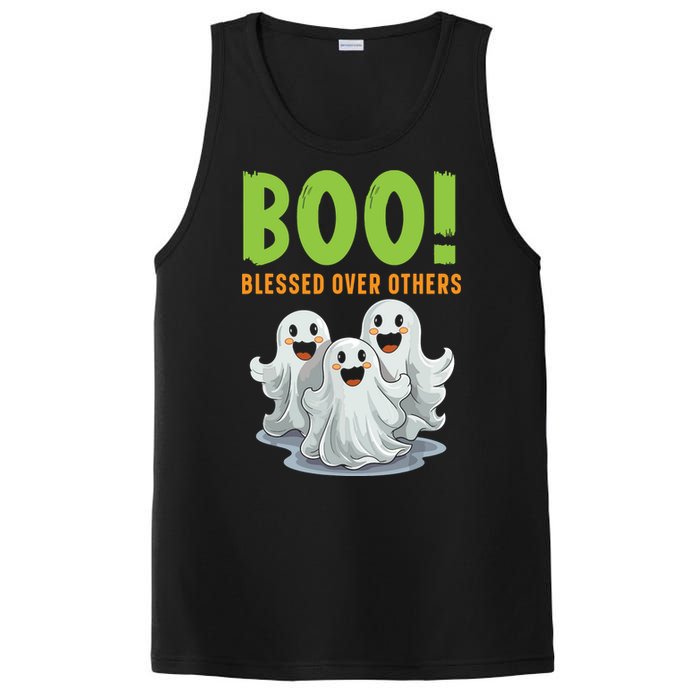 Boo Blessed Over Others Halloween Jesus PosiCharge Competitor Tank