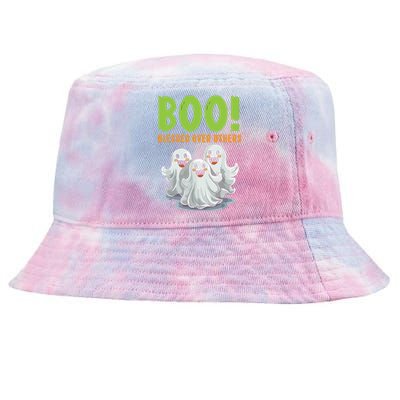 Boo Blessed Over Others Halloween Jesus Tie-Dyed Bucket Hat