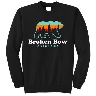 Broken Bow Oklahoma Lake Outdoors Bear Tall Sweatshirt