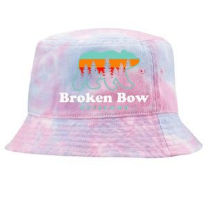 Broken Bow Oklahoma Lake Outdoors Bear Tie-Dyed Bucket Hat