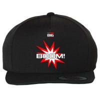 Boom Wool Snapback Cap