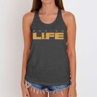 Boxing Women's Knotted Racerback Tank