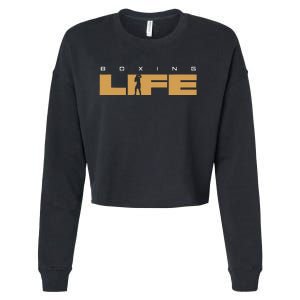 Boxing Cropped Pullover Crew