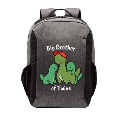 Big Brother of Twins Cute Dinosaur Siblings Vector Backpack