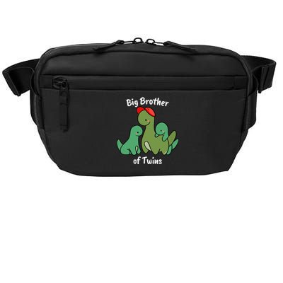 Big Brother of Twins Cute Dinosaur Siblings Crossbody Pack