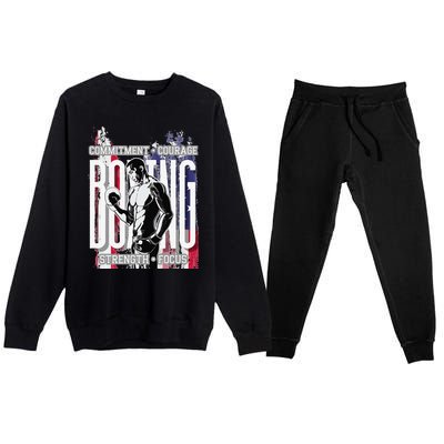 Boxing Premium Crewneck Sweatsuit Set