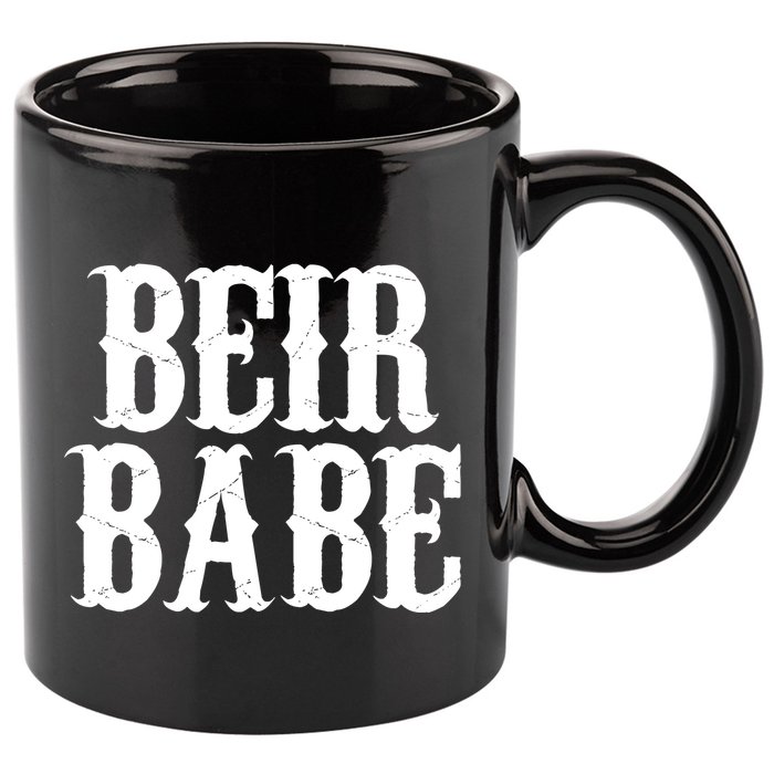 Beir Babe Oktoberfest Funny 11oz C Handle Ceramic Mug