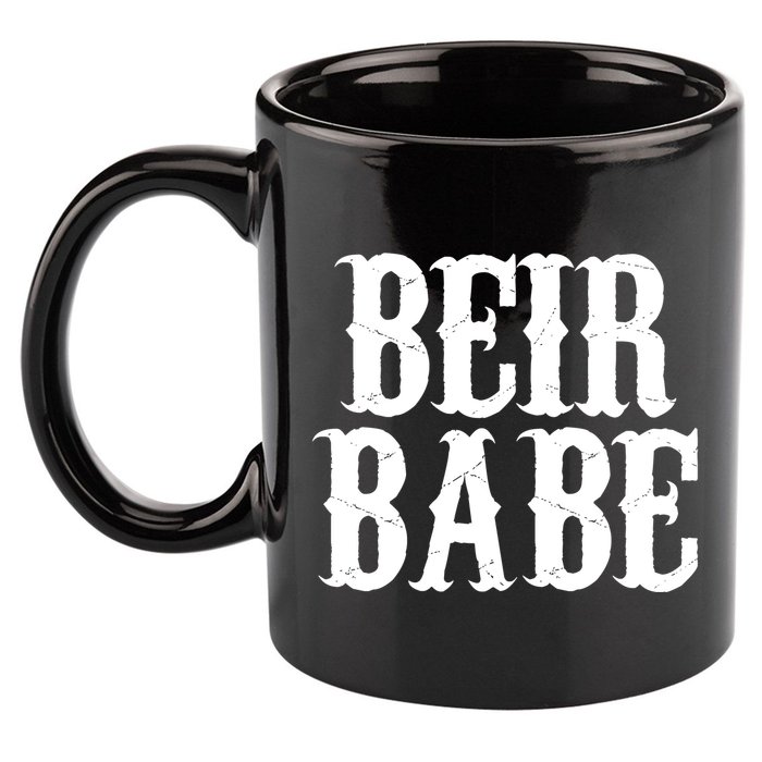 Beir Babe Oktoberfest Funny 11oz C Handle Ceramic Mug
