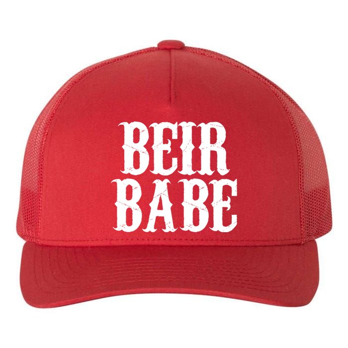 Beir Babe Oktoberfest Funny Yupoong Adult 5-Panel Trucker Hat