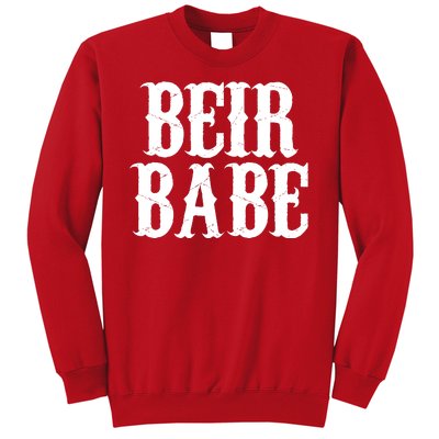 Beir Babe Oktoberfest Funny Sweatshirt