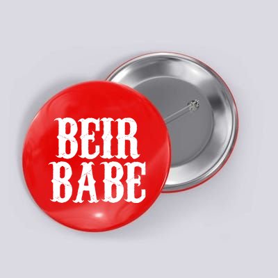 Beir Babe Oktoberfest Funny Button