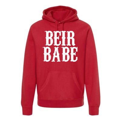 Beir Babe Oktoberfest Funny Premium Hoodie