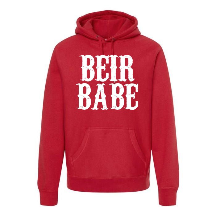 Beir Babe Oktoberfest Funny Premium Hoodie