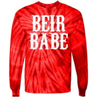 Beir Babe Oktoberfest Funny Tie-Dye Long Sleeve Shirt