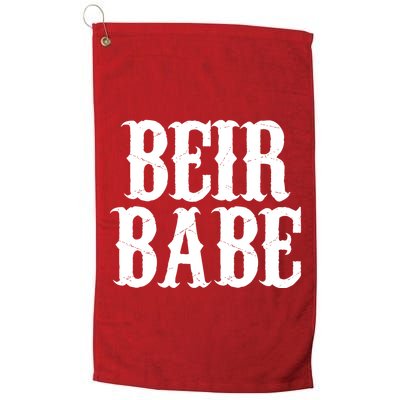 Beir Babe Oktoberfest Funny Golf Towel