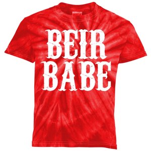 Beir Babe Oktoberfest Funny Kids Tie-Dye T-Shirt