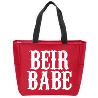 Beir Babe Oktoberfest Funny Zip Tote Bag