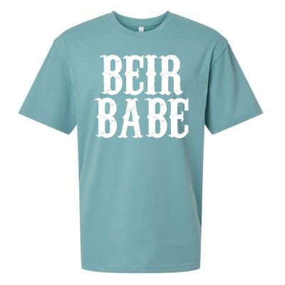 Beir Babe Oktoberfest Funny Sueded Cloud Jersey T-Shirt