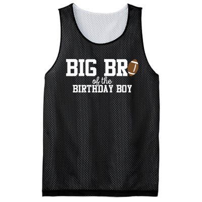 Big Brother of the Birthday Boy Football Lover First Mesh Reversible Basketball Jersey Tank