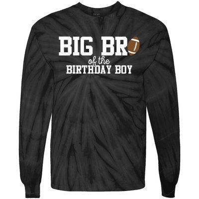 Big Brother of the Birthday Boy Football Lover First Tie-Dye Long Sleeve Shirt