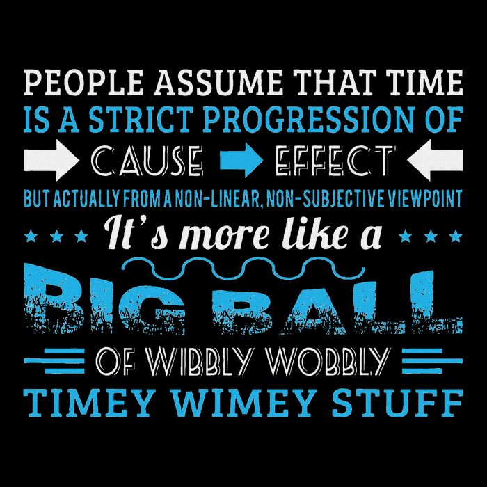 Big Ball Of Wibbly Wobbly Timey Wimey Premium T-Shirt