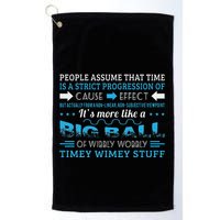 Big Ball Of Wibbly Wobbly Timey Wimey Golf Towel