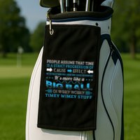 Big Ball Of Wibbly Wobbly Timey Wimey Golf Towel
