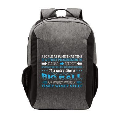 Big Ball Of Wibbly Wobbly Timey Wimey Vector Backpack