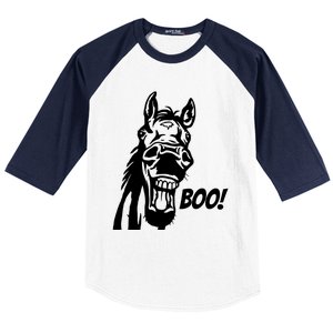 Boo! Baseball Sleeve Shirt