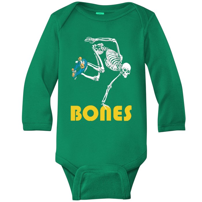 Bones Baby Long Sleeve Bodysuit