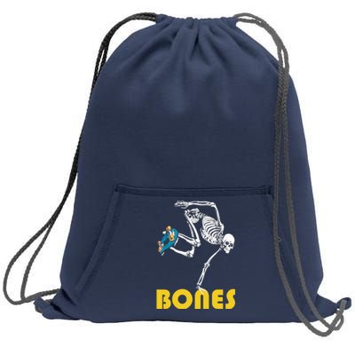 Bones Sweatshirt Cinch Pack Bag