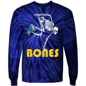 Bones Tie-Dye Long Sleeve Shirt