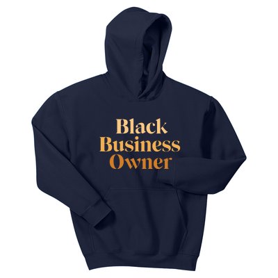 Black Business Owner For Women Entrepreneur CEO Kids Hoodie