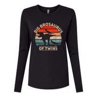 Big Brosaurus Of Twins Big Brother Of Twins Annonce Womens Cotton Relaxed Long Sleeve T-Shirt