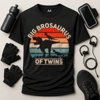 Big Brosaurus Of Twins Big Brother Of Twins Annonce Cooling Performance Crew T-Shirt