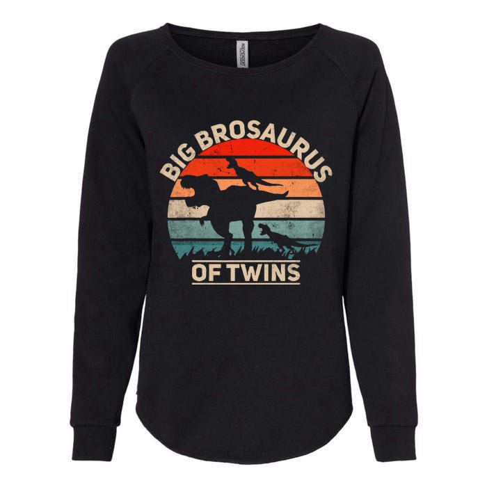 Big Brosaurus Of Twins Big Brother Of Twins Annonce Womens California Wash Sweatshirt