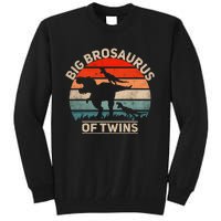 Big Brosaurus Of Twins Big Brother Of Twins Annonce Tall Sweatshirt