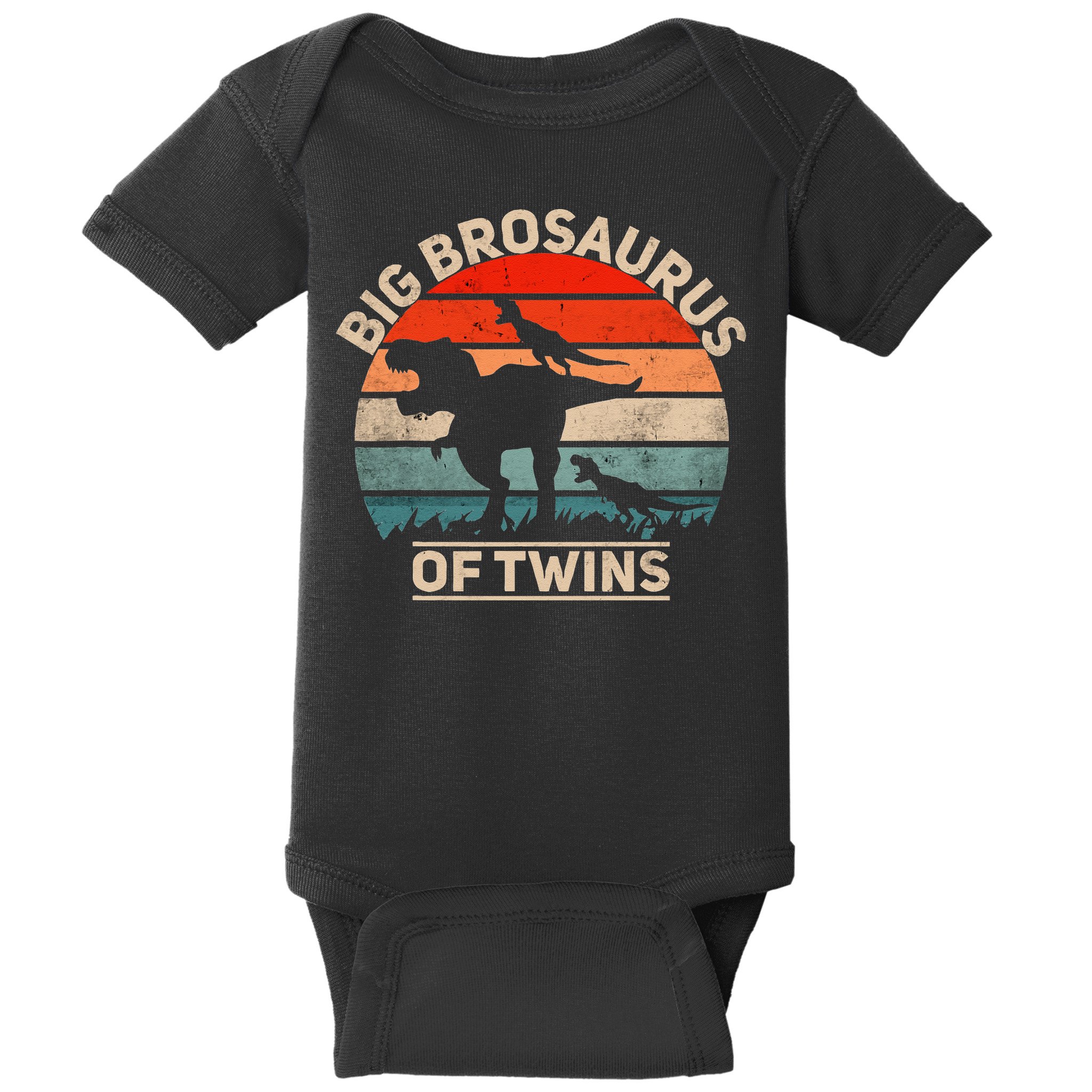 Big Brosaurus Of Twins Big Brother Of Twins Annonce Baby Bodysuit