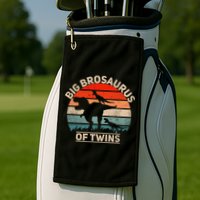Big Brosaurus Of Twins Big Brother Of Twins Annonce Golf Towel
