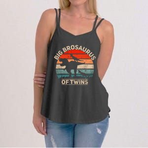 Big Brosaurus Of Twins Big Brother Of Twins Annonce Women's Strappy Tank