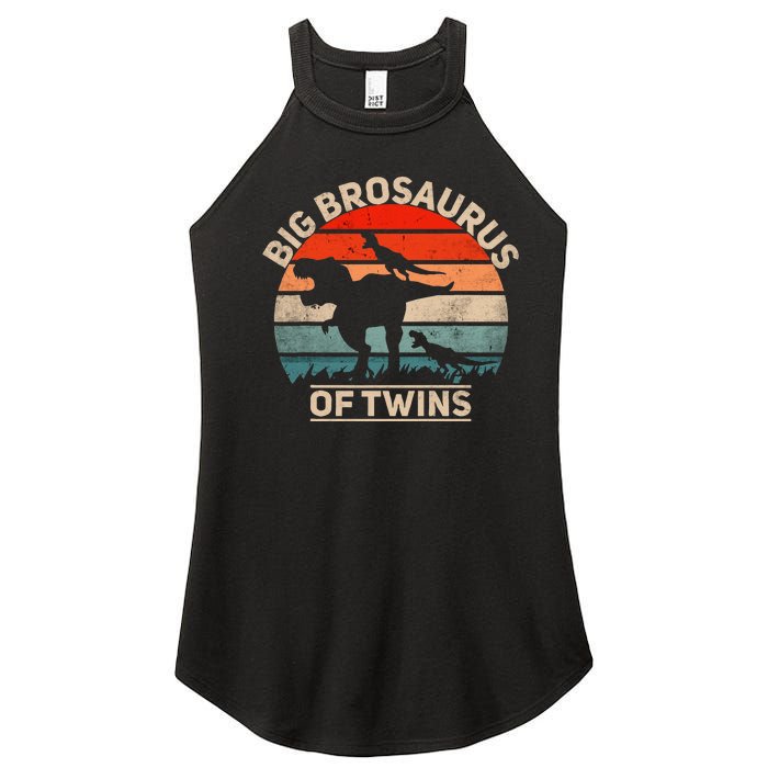 Big Brosaurus Of Twins Big Brother Of Twins Annonce Women's Perfect Tri Rocker Tank