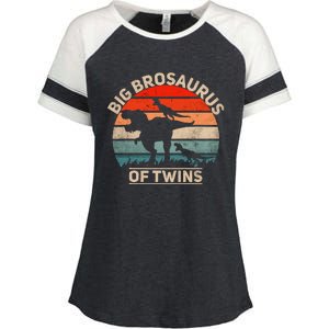 Big Brosaurus Of Twins Big Brother Of Twins Annonce Enza Ladies Jersey Colorblock Tee