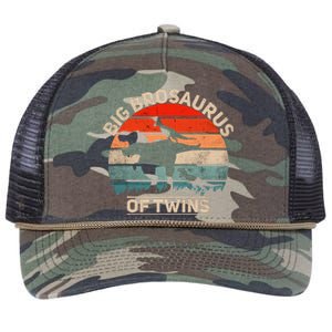 Big Brosaurus Of Twins Big Brother Of Twins Annonce Retro Rope Trucker Hat Cap