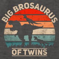 Big Brosaurus Of Twins Big Brother Of Twins Annonce Vector Backpack