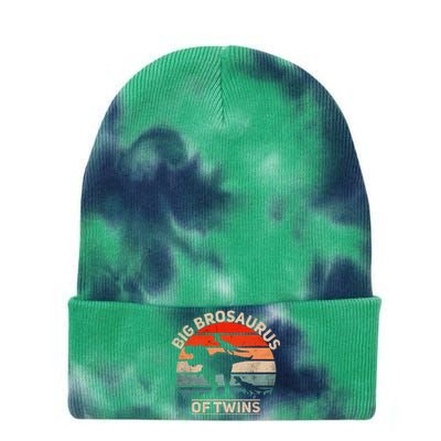 Big Brosaurus Of Twins Big Brother Of Twins Annonce Tie Dye 12in Knit Beanie